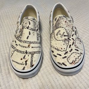 Mens Vans Harry Potter Marauders Map Shoes